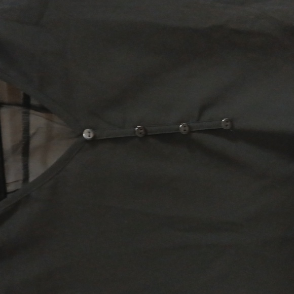 Detailed Chiffon Black Blouse - Picture 2 of 8